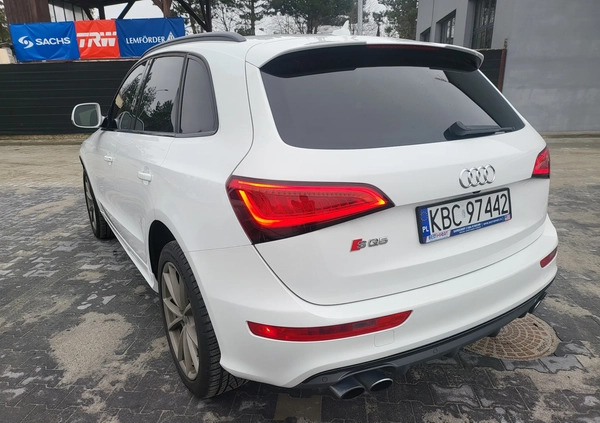 Audi SQ5 cena 109000 przebieg: 123000, rok produkcji 2016 z Bochnia małe 46